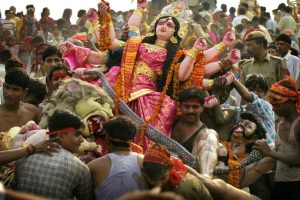 #01 Durga Puja An exuberant festival held in September or October, when every street and village erects a shrine to the goddess Durga_ Kolkata (Calcutta) has the most lavish festivities_