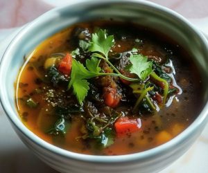 Gundruk Ko Jhol (Fermented Mustard Green Soup) गुन्द्रुककाे झोल