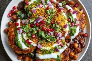 Street-Style Aloo Tikki with Spiced Chana_ The Ultimate Indian Comfort Food